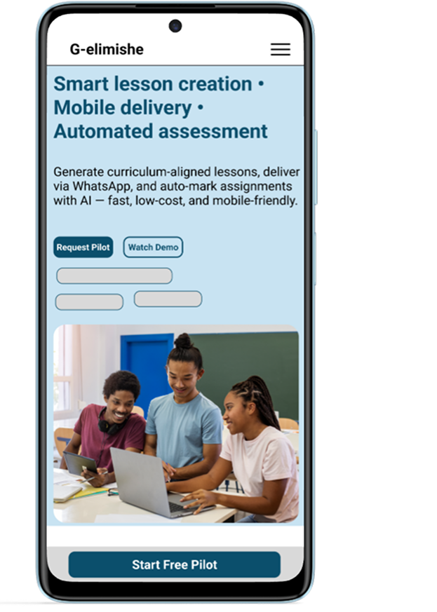 G-elimishe on mobile device